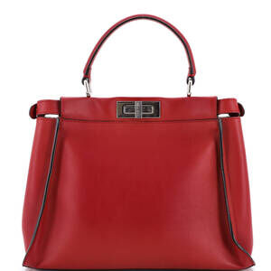 Fendi Regular Monster Peekaboo Bag Calfskin and Python